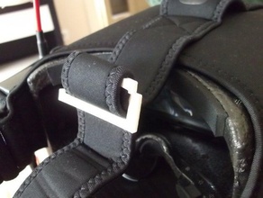 quanum v2 fpv goggle top strap adjustment clip rc vehicles goggles 3d print model - Mito3D