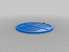 200 mmcustomized bahtinov de petites construire des plates-formes la physique l'astronomie 3d print model - Mito3D