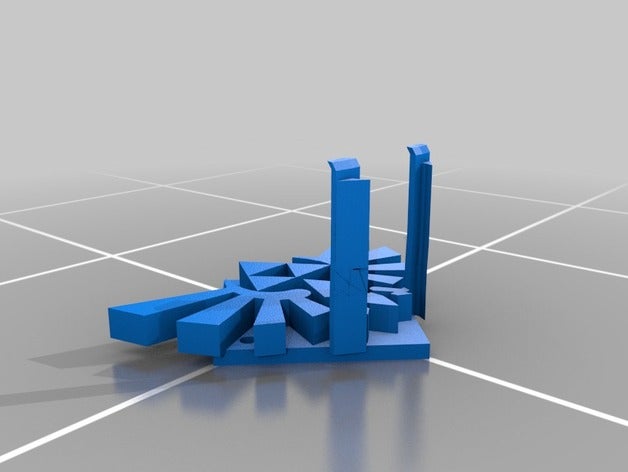 triforce wall mount organization legend zelda mounting bracket 3D print model - Mito3D