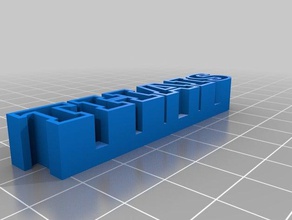 mi texto personalizado de almacenamiento esculturas 3d print model - Mito3D