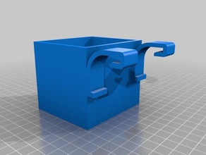 m3d mounted waste bin printer accessories 3d print model - Mito3D