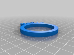 anello di tovagliolo katie cucina pranzo personalizzato 3d print model - Mito3D