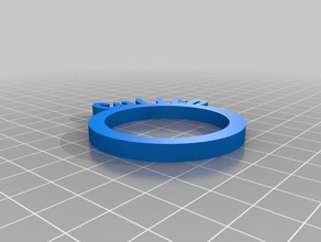 anello di tovagliolo cullen cucina pranzo personalizzato 3d print model - Mito3D