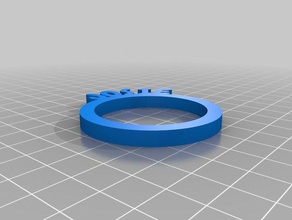 anello di tovagliolo josie cucina pranzo personalizzato 3d print model - Mito3D