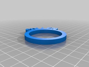 napkin ring cullen kitchen dining customized 3d print model - Mito3D