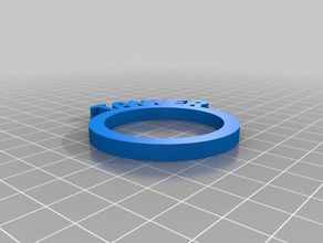anello di tovagliolo tanner cucina pranzo personalizzato 3d print model - Mito3D