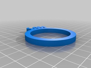 anello di tovagliolo sam cucina pranzo personalizzato 3d print model - Mito3D