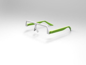 el protector de la cara marco las gafas odontología una máscara medicina 3d print model - Mito3D