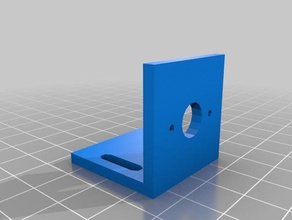 my customized square motor support customizer other 3d print model - Mito3D
