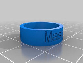 mason rings customized 3d print model - Mito3D