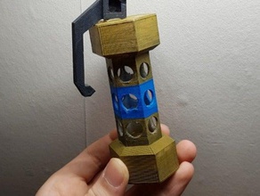 csgo flashbang easy print props grenade 3d print model - Mito3D
