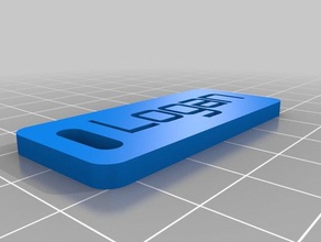 logan tag de l'organisation personnalisé 3d print model - Mito3D