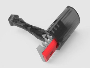 h3r0m4t3s güvenlik jilet remix banyo bıçak tımar tıraş araçlar yararlı 3d print model - Mito3D
