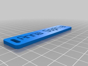 anna sophia tag organizzazione personalizzato 3d print model - Mito3D