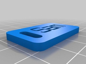 sam marca organização personalizado 3d print model - Mito3D