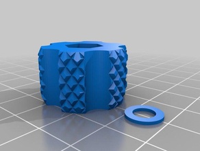 knob3 3d de la impresora partes personalizado 3d print model - Mito3D