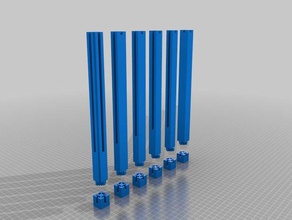 pacote radier colunas pilar edifícios estruturas arquitectura construção de engenharia casa 3d print model - Mito3D