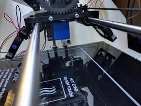 robo 3d r1 dual fan mount printer parts robo3d robo3dprinter 3d print model - Mito3D