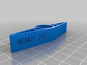 wendy 212 bookring d'autres personnalisé 3d print model - Mito3D