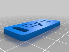 real cyric tag organization customized 3d print model - Mito3D