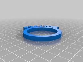 anel de guardanapo preston a cozinha jantar personalizado 3d print model - Mito3D