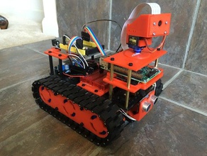 pan-tilt monte prototank robótica 3d print model - Mito3D