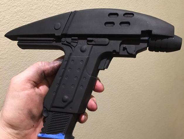 star trek phaser saldırı sahne 3D print model - Mito3D