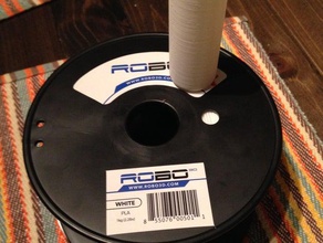 robo3d spool-Einstellung Größe top mount-filament-guilde-spool-Halter Drucker - Zubehör filament spool holder robo3dprinter 3d print model - Mito3D