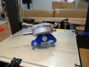 wanhao Messuhr-Halter 3d Drucker - Zubehör mit der Messuhr montieren monoprice makerselect duplicator i3 3d print model - Mito3D