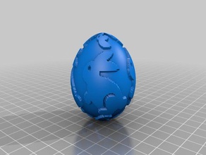 il mio personalizzato customizer uovo di pasqua maker 2015 art strumenti 3d print model - Mito3D