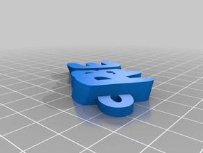 rb keychains customized 3d print model - Mito3D