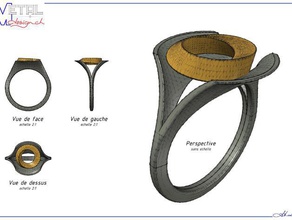 bague anéis bijoux jóias 3d print model - Mito3D