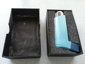 inhalador de caja los contenedores médicos 3d print model - Mito3D
