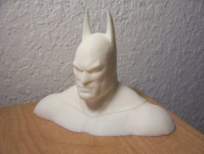 batman bust mustang dave sculptures 3d print model - Mito3D