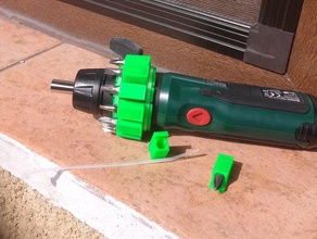 screwdriver bit holder tool holders boxes 3d print model - Mito3D