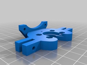 kossel hotend de montage 3d l'imprimante pièces folgertech folger tech 2020 3d print model - Mito3D