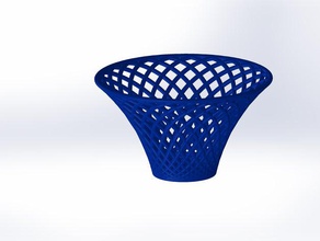 wire basket decor 3d print model - Mito3D