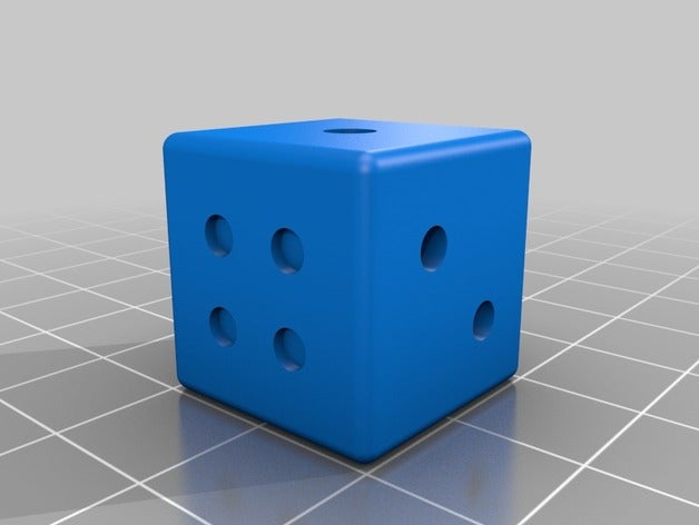 my customized parametric dice 3D print model - Mito3D