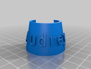 audrey food drink customized 3d print model - Mito3D