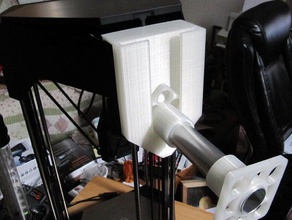 flux delta external filament spool holder 3d printer accessories 3d print model - Mito3D