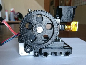 herringbone prusa i3 reworked gregs extruder 3d printer parts 3d print model - Mito3D