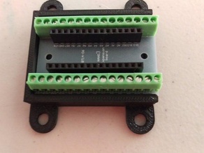 arduino nano de terminales tornillo del parachoques electrónica 3d print model - Mito3D