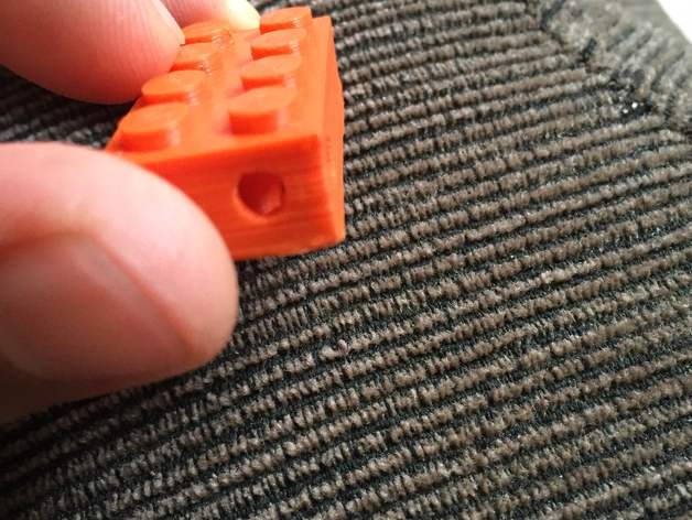 llavero de ladrillo lego llaveros helena 3D print model - Mito3D