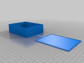 mi personalizados caso rectangular contenedores 3d print model - Mito3D