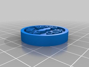 corrigido moeda moedas emblemas personalizado 3d print model - Mito3D