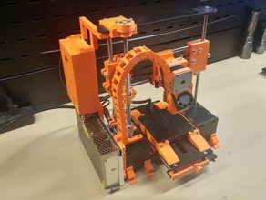 qubd oneup bed bearing bracket 3d printer parts print 3d print model - Mito3D