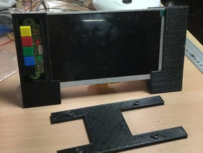 aitendo 7 polegadas suporte do monitor eletrônica lcd hdmi 3d print model - Mito3D