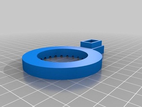 meu personalizados circular ventilador 3d a impressora partes 3d print model - Mito3D