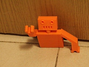 Tür-Stopp-Roboter Haushalt 3d print model - Mito3D