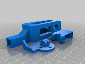thrust vectoring motor mount v02 3d printer parts rc plane 3d print model - Mito3D